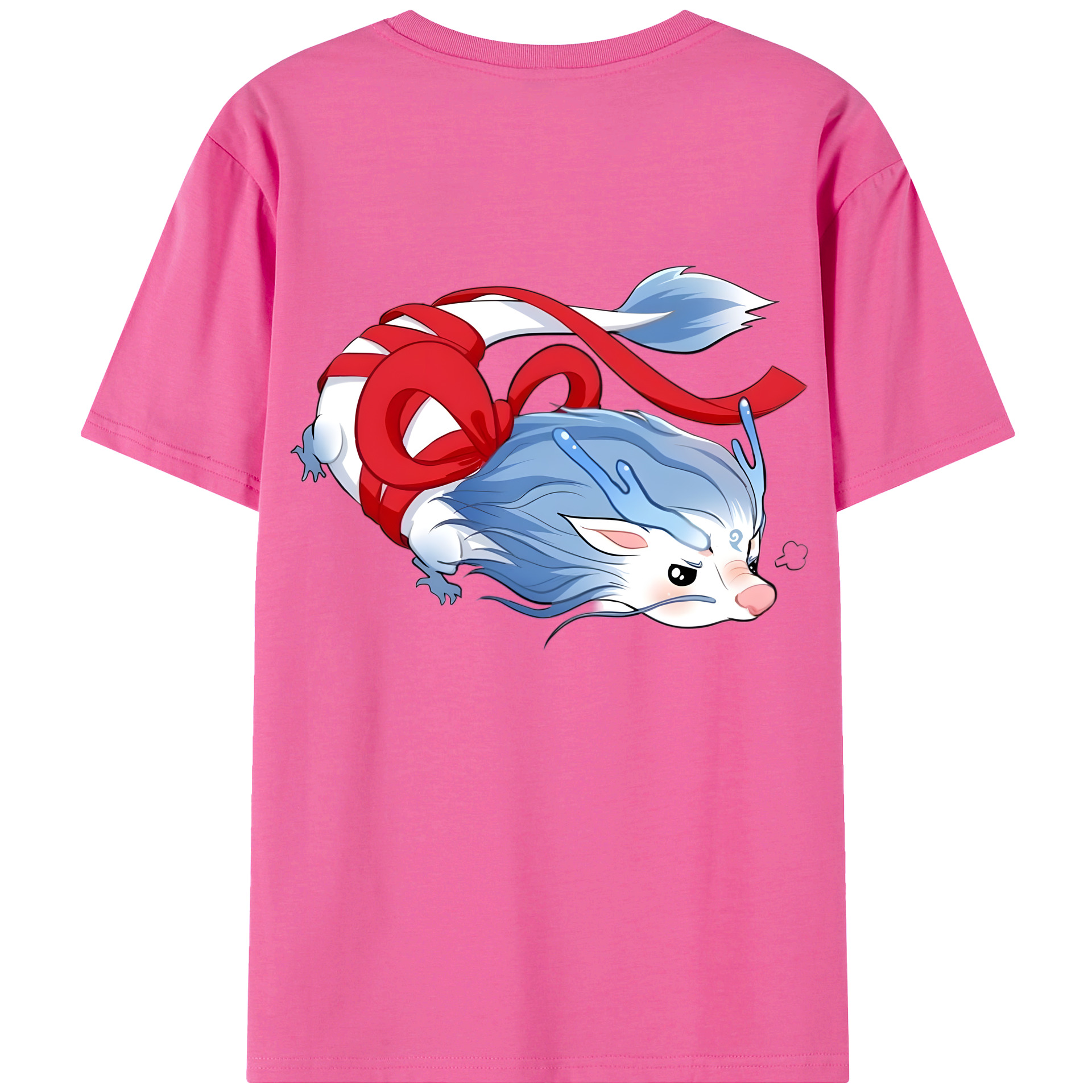 （画像用） Ne Zha 2 ナタ 魔童の大暴れ レディース半袖Tシャツ(バックプリント)